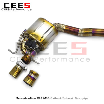 cees for Mercedes-Benz E63/E63S W212 AMG 2007-2016 Valved Sport Exhaust System