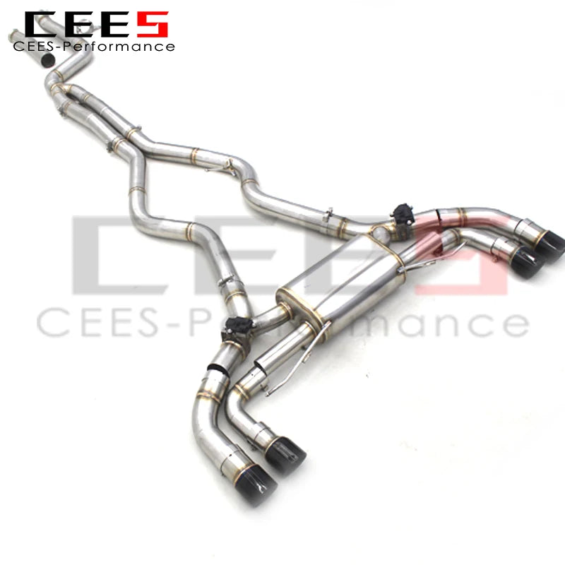 CEES Exhaust Pipes for BMW M440i G22 M340i G20 B58 3.0T 2019-2022 Racing Muffler Exhaust T304 Valve Catback Exhaust Systems