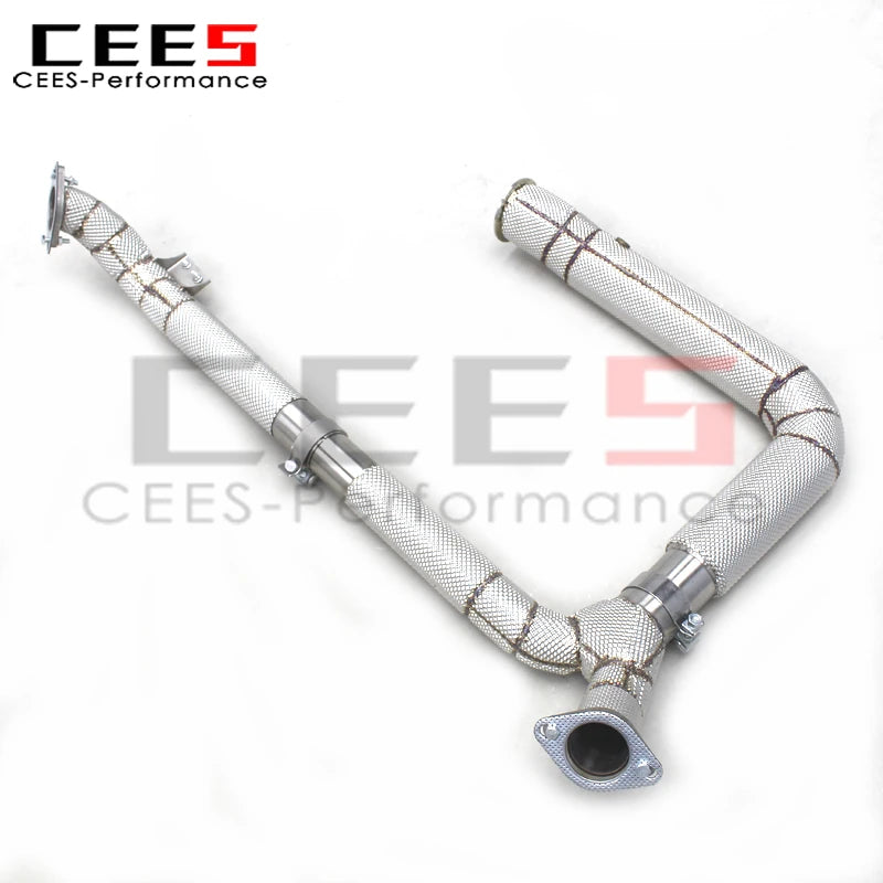 CEES Hot Selling SUS304 Exhaust Downpipe for PORSCHE 718 2.0T 2016-2023 Boxster/Cayman Free Flow Pipe