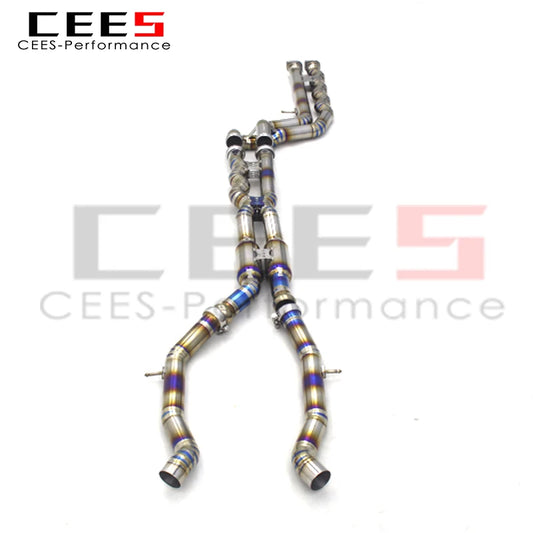 Mid Pipe For BMW M3/M4 F80/F82 3.0T 2015-2019 Titanium alloy Exhaust Pipe Muffler Car Exhaust System