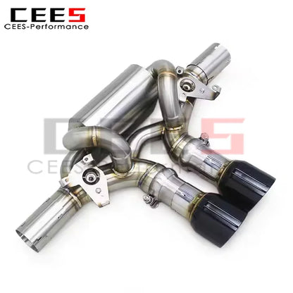 cees Performance Valved Sport Exhaust Pipe for Porsche 911 992 3.0T 2020-2023 SS304 Stainless Steel Catback Exhaust System