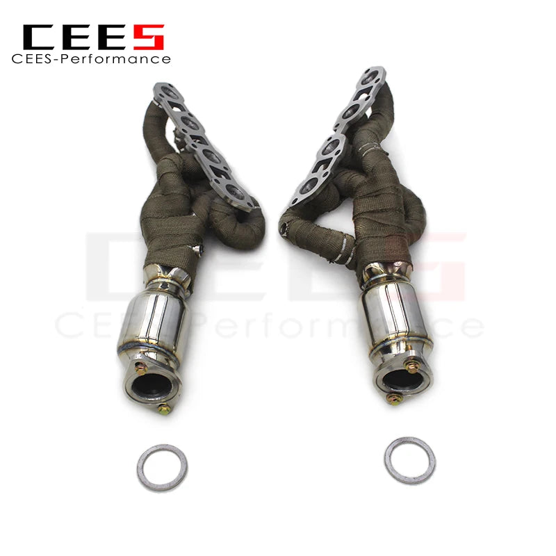 CEES Newly upgraded High Quality Engine vortex manifold Header For Lexus ISF/IS F 5.0 2007-2014 Stainless Steel