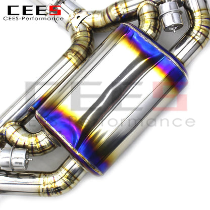 CEES Catback Exhaust For Mercedes-Benz CLA45 AMG 2.0T 2014-2019 Titanium alloy Car high Performance valvetronic Exhaust mufflers