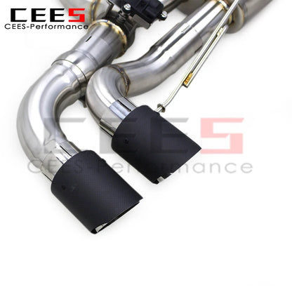 CEES Performance Valve Catback Exhaust System for BMW X5 M50i 4.4TT 2019-2024 Stainless Steel Racing Exhaust Pipe Muffler