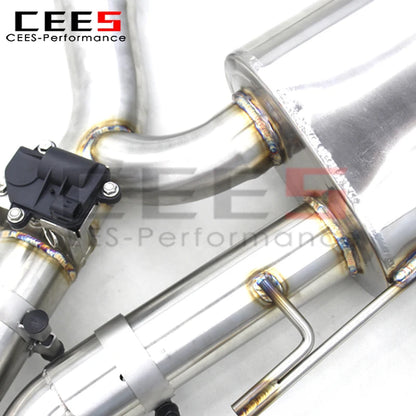 cees Catback Exhaust Valvetronic for BMW M340/M340i 3.0T 2019-2023 SS304 Stainless Steel Racing Exhaust Muffler System Assembly