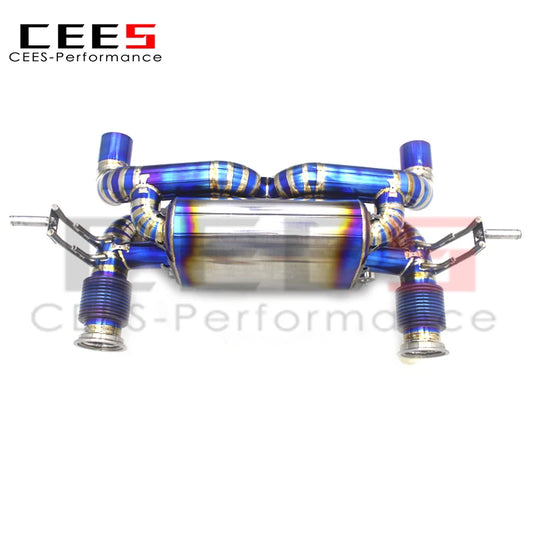 CEES Catback Exhaust System For Lamborghini Huracan STO/EVO Spyder 5.2 2019-2020 Titanium Exhaust Pipe Muffler Escape