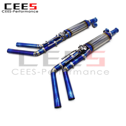 cees Catback Exhaust Pipes for Mercedes-Benz G63 AMG W464 4.0T 2019-2023 Performance Titanium Exhaust Pipe Muffler Escape System