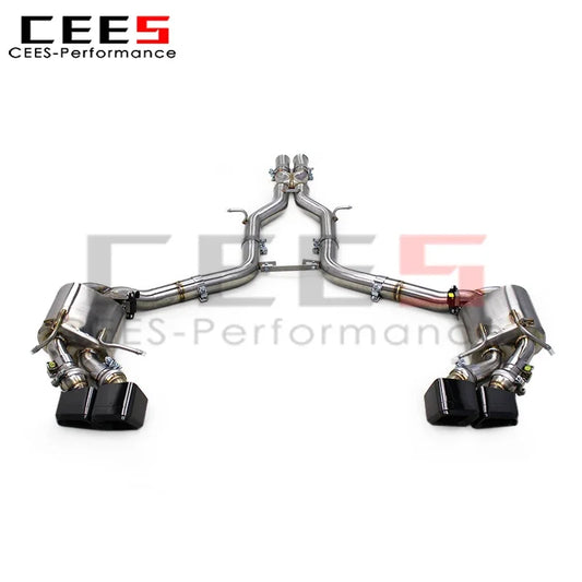 cees Catback Exhaust Pipe for Mercedes-Benz C63 AMG W204 6.2L 2011-2015 SS304 Stainless Steel Catback Racing Exhaust System