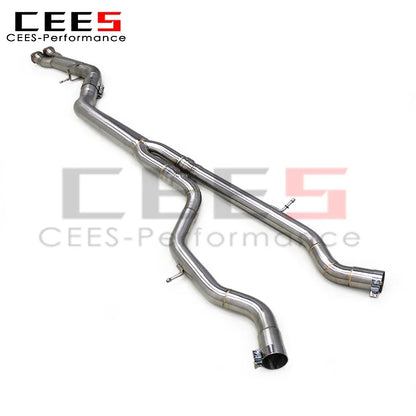 CEES Exhaust Middle Pipe for BMW M3/M4 F80/F82 3.0T 2015-2019 Racing Sport Car Exhaust System Stainless Steel Mid Pipe