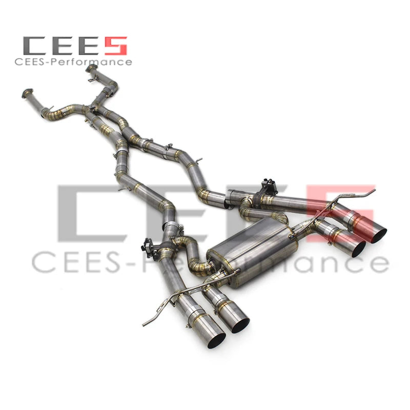 CEES Catback Exhaust System Titanium Exhaust Pipe Valvetronic For BMW M3/M4 G80/G82 3.0T 2020-2025 escape Exhaust Pipe Muffler