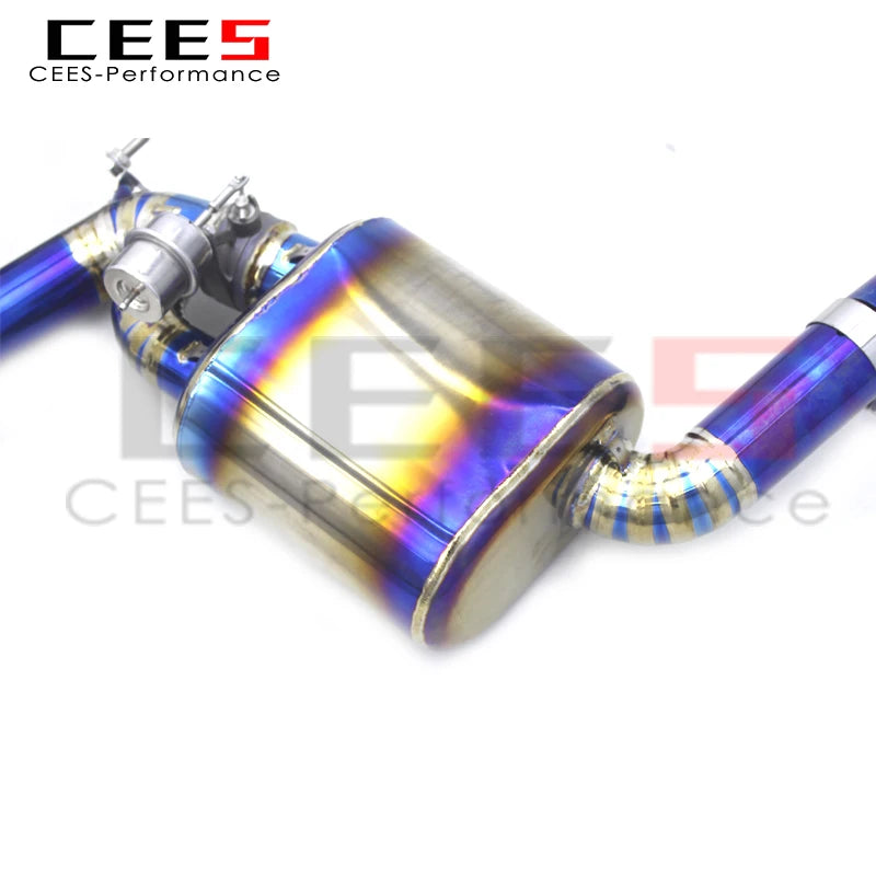 TAI Valvetronic Exhaust Muffler For Porsche Boxster/Cayman 987.2 2.7/2.9/3.4 2008-2012 Stainless Steel Catback Exhaust System