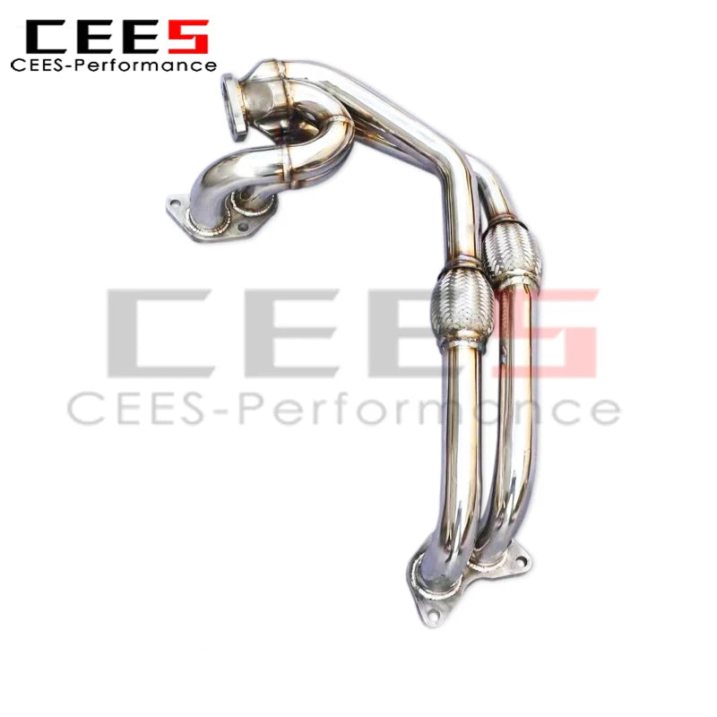 cees High Flow Catted Exhaust Manifold For Toyota GT86/FT86/GR86/86 2.0 2012-2019 SUS304 Stainless steel Exhaust Downpipe System