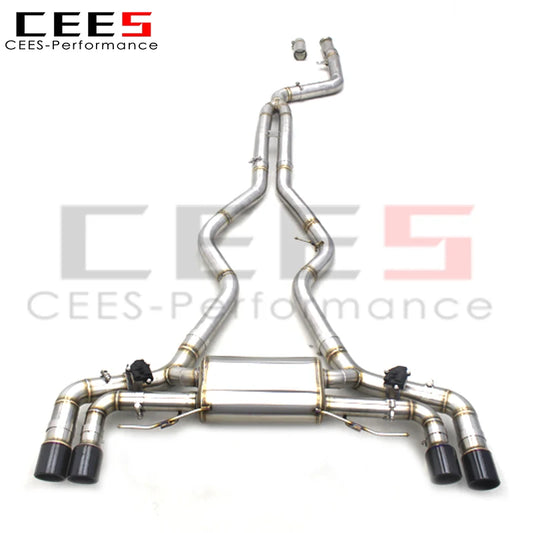 CEES Performance T304 Catback Exhaust Systems For BMW M340/M340i G20 3.0T 2019-2023 Racing Sport Car Exhaust Pipe Muffler