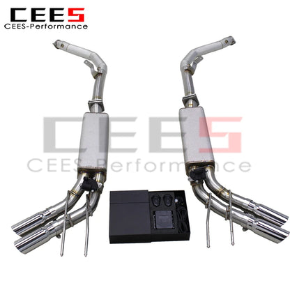 cees Valvetronic Catback Exhaust pipe for Mercedes-Benz G63 AMG W463 2013-2019 Exhaust System G63 Exhaust Downpipe