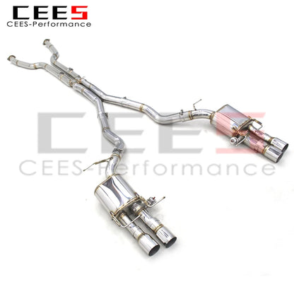 CEES Tuning Catback Exhaust for BMW M5 E60 5.0L 2003-2010 Exhaust Pipe Muffler Stainless Steel Car Exhaust System Escape