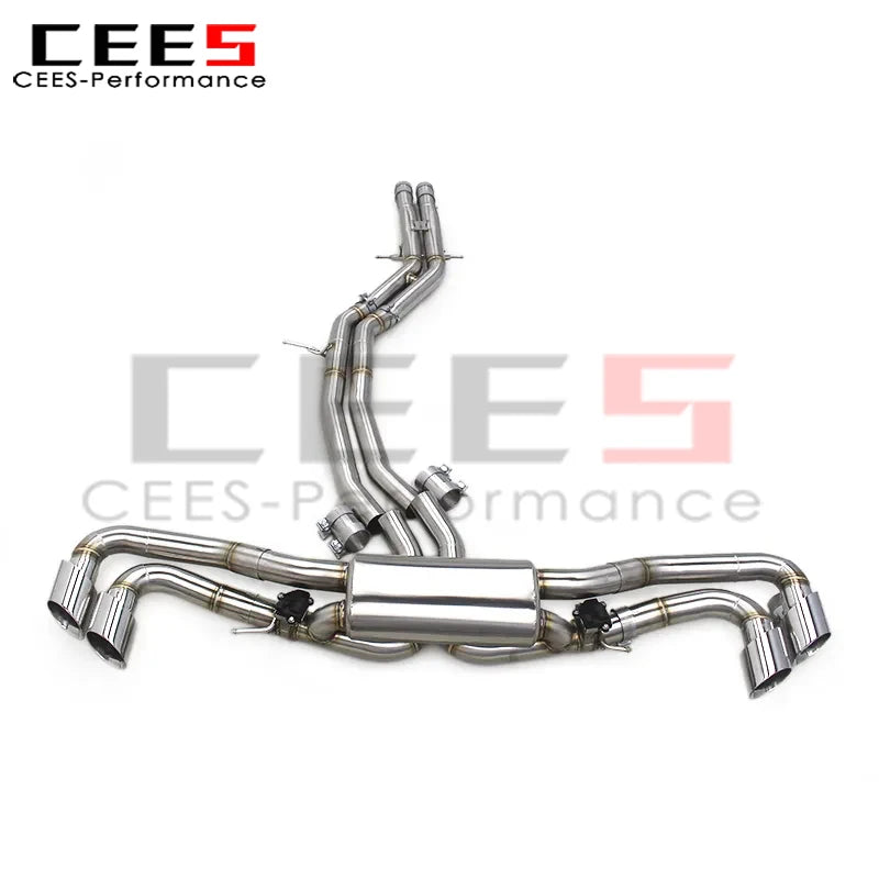 CEES Catback Exhaust Downpipe Full Exhaust for Lamborghini URUS 4.0 2018-2023 Titanium Performance Escape Exhaust Pipe