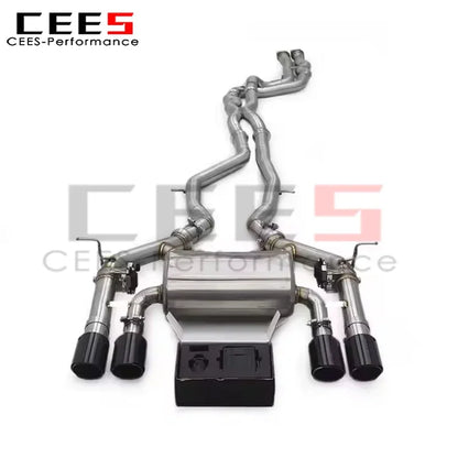 cees Valved Catback Exhaust 2.5 2.75inch pipe For BMW M3/M4 F80/F82 3.0T 2014-2019 Stainless Steel rear Exhaust Pipes modify