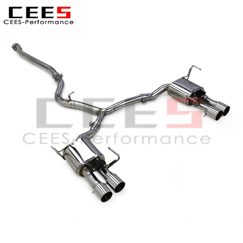 CEES Stainless Steel Catback Exhaust for Subaru Impreza STI 2.5T 2008-2021 Escape Valvetronic Car Exhaust Muffler Exhaust Pipes