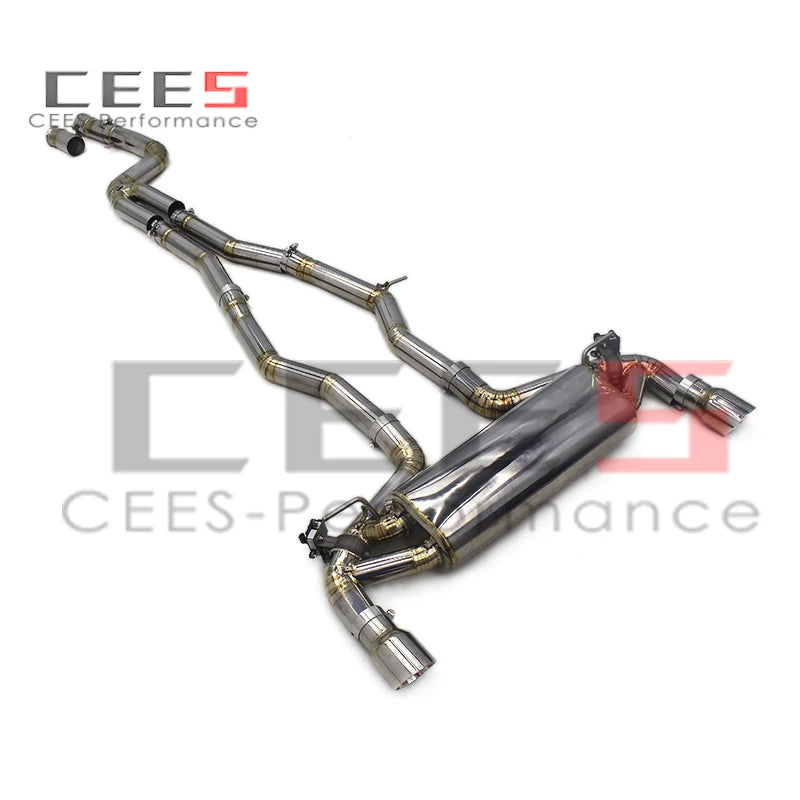 CEES High Performance valvetronic Exhaust mufflers For Toyota Supra A90 3.0T 2020-2023 Custom large diameter exhaust