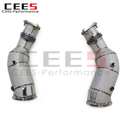 cees Performance Sport Downpipe for DBS 5.2L 2019-2024 SUS304 Stainless Steel Exhaust Downpipe Car Tuning Exhaust Pipe System