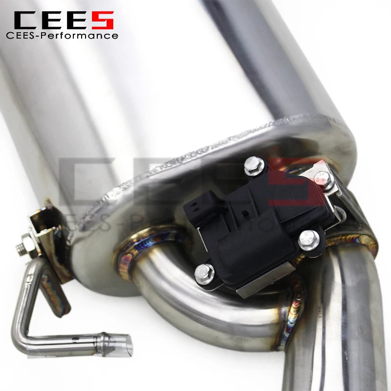 CEES Performance Valve Catback Exhaust For Audi A4 B9 2.0T 2017-2023 Stainless Steel Escape Racing Car Exhaust Pipes Muffler