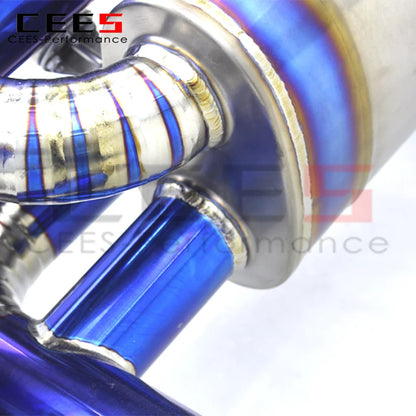 CEES Titanium Catback Exhaust Systems For Lamborghini Huracan 5.2 LP580/LP610 2014-2023 Exhaust Pipes Muffler with vacuum Valve