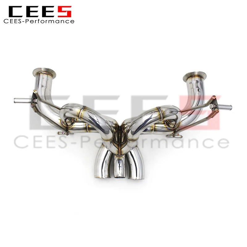 CEES Catback Exhaust System for Lamborghini Aventador S LP740 6.5 2011-2018 Stainless Steel Exhaust Pipe Muffler