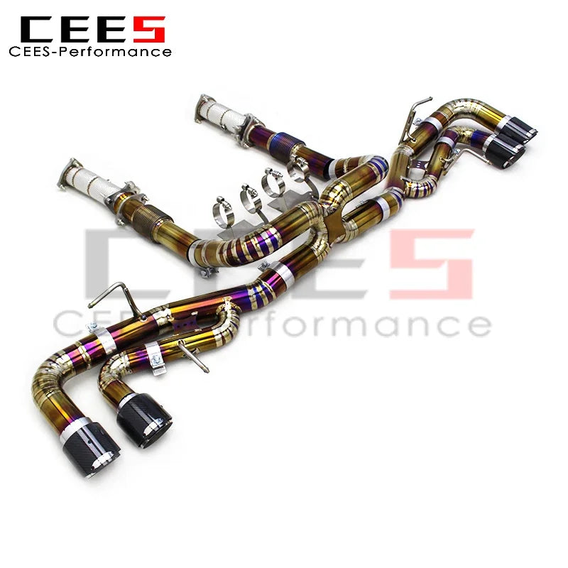 CEES  High Performance Titanium Catback Exhaust for Chevrolet CORVETTE C8 6.2L 2019-2024 Car Exhaust Muffler Escape