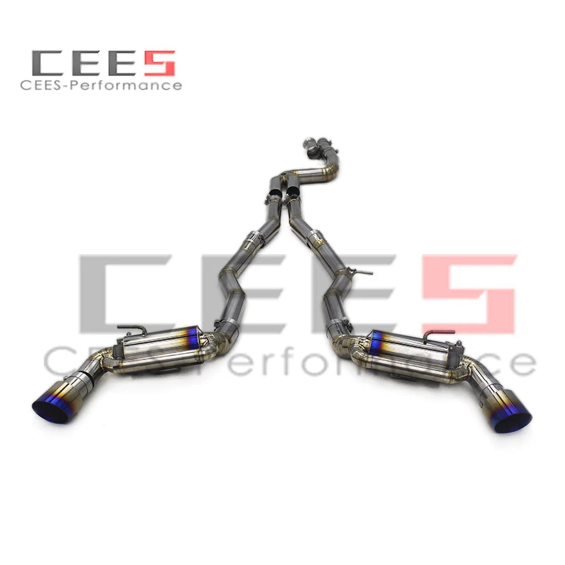 CEES High Performance valvetronic Exhaust mufflers For Toyota Supra A90 3.0T 2020-2023 Custom large diameter exhaust