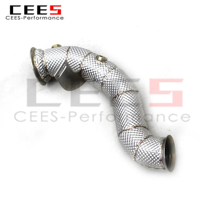 CEES Downpipe for Mercedes-Benz E200 E300 W213 2.0T 2017+ Tuning Performance Car Exhaust System Exhaust Downpipe  Pipe