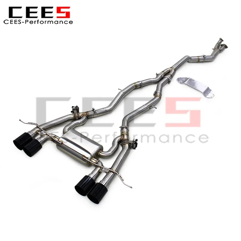 cees Valvetronic Sport Exhaust Pipe for BMW M3 M4 G80 G82 G83 3.0T 2019-2025 SS304 Stainless Steel Tuning Exhaust Muffler System