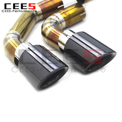 CEES Catback Exhaust System  for Porsche Cayenne 957 3.6/4.8T 2006-2010 Titanium Exhaust Pipe Exhaust Downpipe