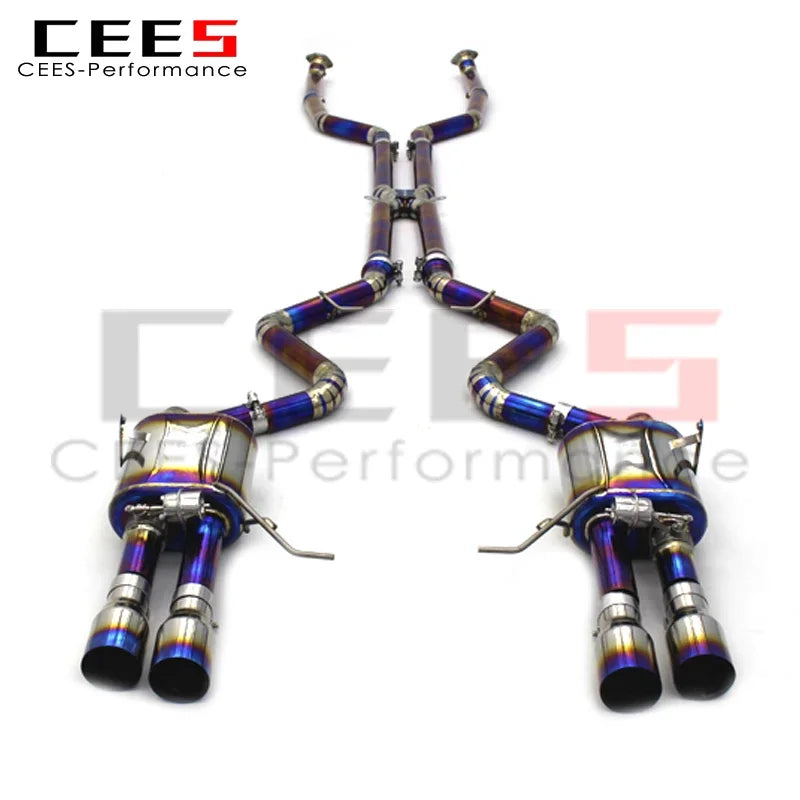 cees Catback Exhaust for BMW M3 E90/E92/E93 4.0L 2007-2013 High Performance Titanium Alloy Racing Exhaust System Assembly