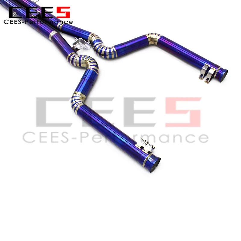 cees Tuning Catback Exhaust for Mercedes-Benz C63/C63S AMG W205 4.0T 2015-2020 Escape Titanium Valvetronic Exhaust Muffler