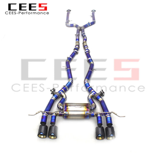 CEES Titanium Catback Exhaust System For BMW M3/M4 G80/G82/G8X 3.0T 2019-2023 Valvetronic Exhaust Pipe Muffler