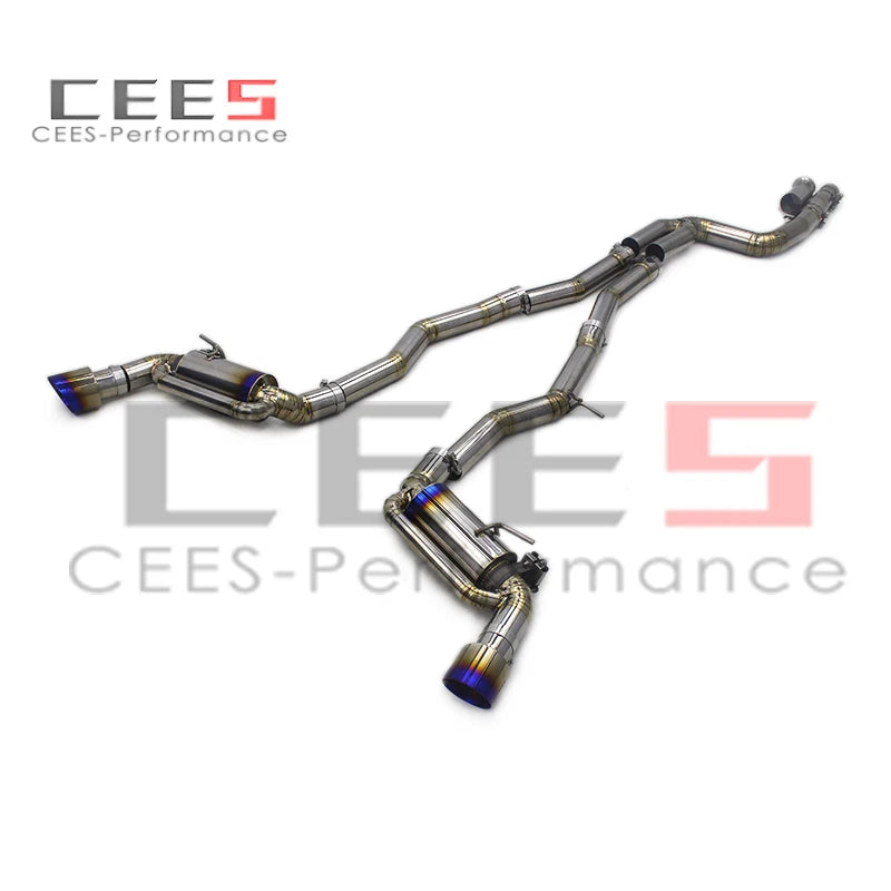 CEES High Performance valvetronic Exhaust mufflers For Toyota Supra A90 3.0T 2020-2023 Custom large diameter exhaust