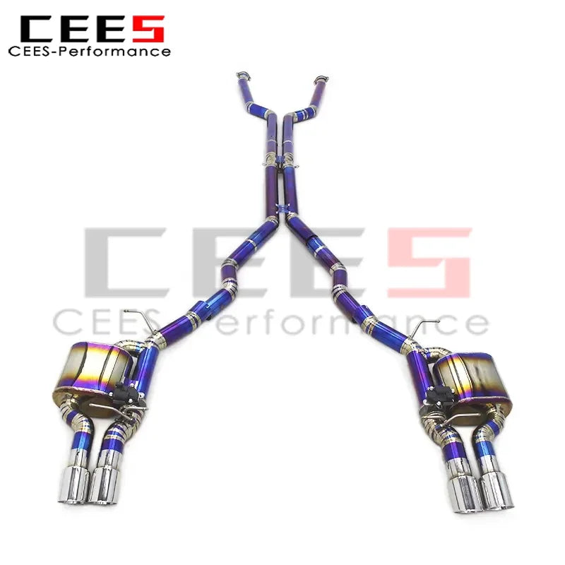 cees for BMW M6 E63 5.0L 2006-2010 Catback Exhaust System Titanium Exhaust Valve Control Exhaust Pipe Valved Exhaust-pipe