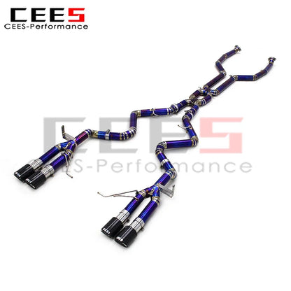 cees 2.5Inch Performance Titanium Catback Exhaust Pipe for BMW M3 E90 E92 E93 4.0L 2007-2013 Racing Sport Escape Exhaust System