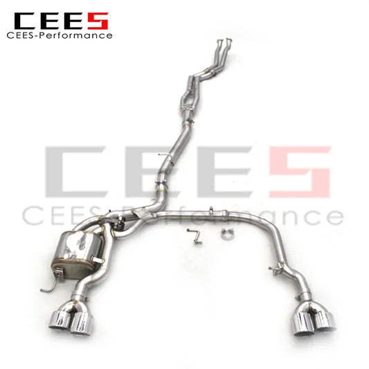 CEES Catback Exhaust For BMW 530/530i E60 2004-2010 Car Exhaust System Exhaust Pipe Muffler Stainless Steel Escape