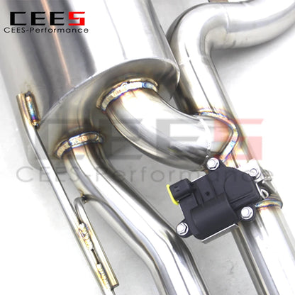 Catback Exhaust System For Porsche Cayenne E3 3.0T 2018-2023 Escape Stainless Steel Exhaust Pipe Muffler Downpipe