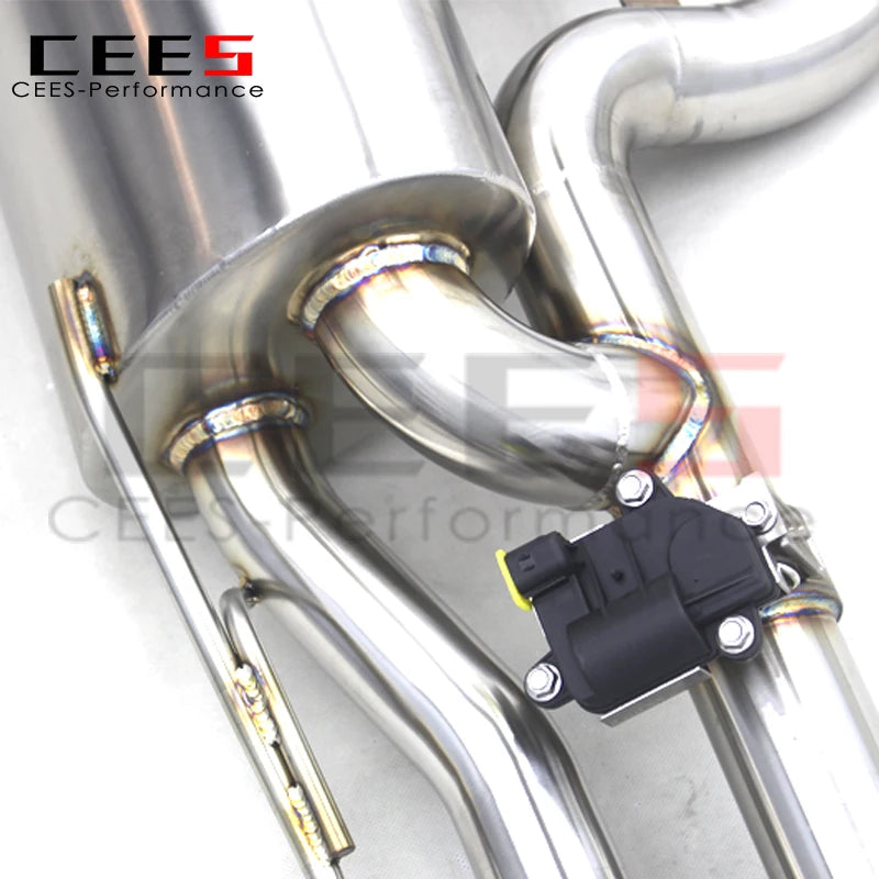 CEES Catback Exhaust System for Porsche Cayenne E3 3.0T 2018-2023 Escape Stainless Steel Exhaust Pipe Muffler Downpipe