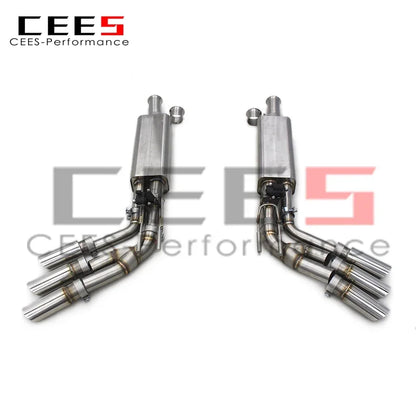 cees Valve Tuning Pipe Exhaust Catback for Mercedes-Benz G63 W464 4.0T 2019- 2023 Stainless Steel Exhaust Pipe Muffler System