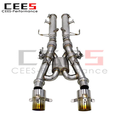 CEES Catback Exhaust Downpipe for Mclaren Artura 2021-2024 Titanium Exhaust Tips Stainless Steel Exhaust Pipe Muffler System