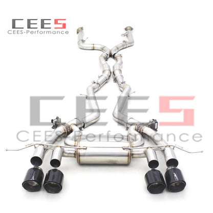 CEES Catback Exhaust for BMW M3 G80 3.0T 2020-2025 Valved Catback System Tuning Performance Stainless Steel Muffler Exhaust