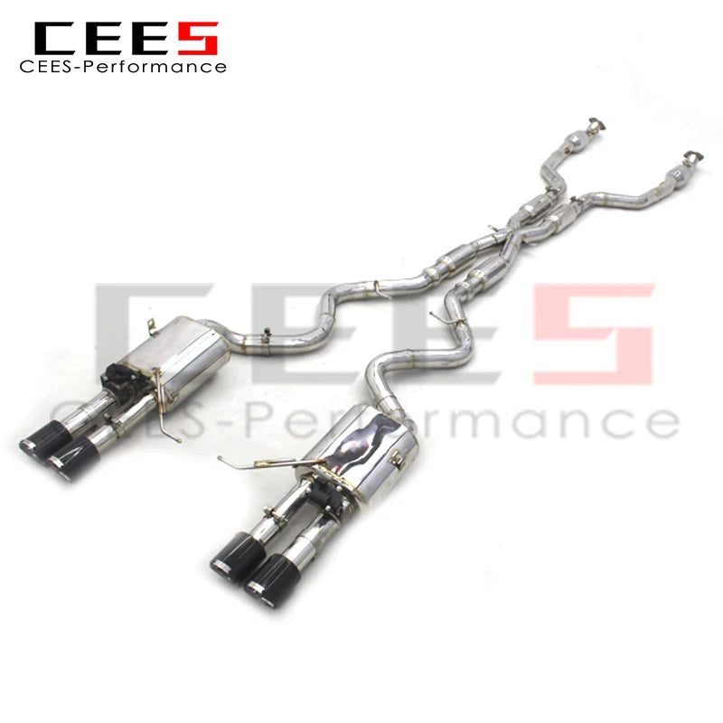 CEES Performance valve Exhaust Pipe For BMW M3 E92 4.0L 2008-2013 Stainless Steel304 Car Exhaust systems mufflers