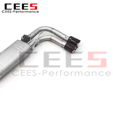 cees Stainless Steel Catback Exhaust System Assembly for BMW X3 F25 N55 3.0T 2011-2017 Escape Valved Car Exhaust Pipe Muffler