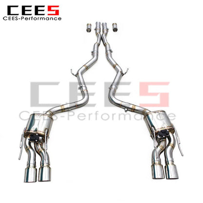 Mercedes Benz S63 AMG W221 6.2L 2008-2012 Valved Sport Exhaust System