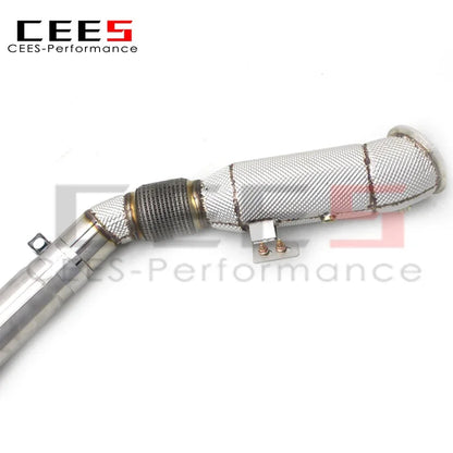 cees Catback Exhaust Downpipe for BMW M240i M240 B58 3.0T 2017-2023 Muffler Exhaust Stainless Steel Complete Catback Systems