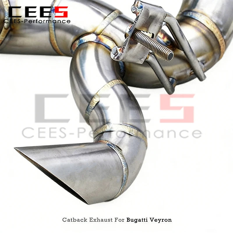 Bugatti Veyron W16 8.0T Supercar Exhaust System