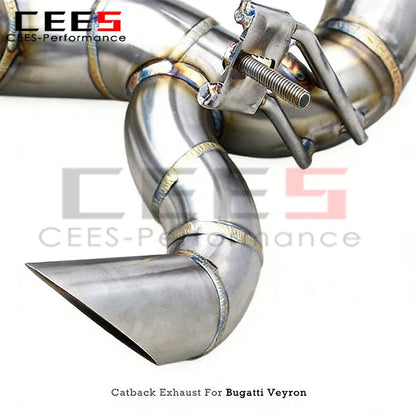 Bugatti Veyron W16 8.0T Supercar Exhaust System